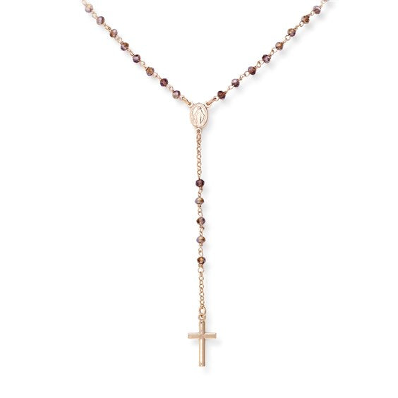 Collana rosario donna in argento 925 CRORV4 - Amen