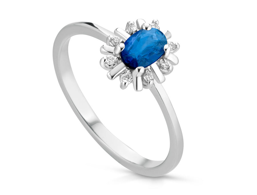 Anello con Zaffiro - Lucciole - ANHELIOS/3Z