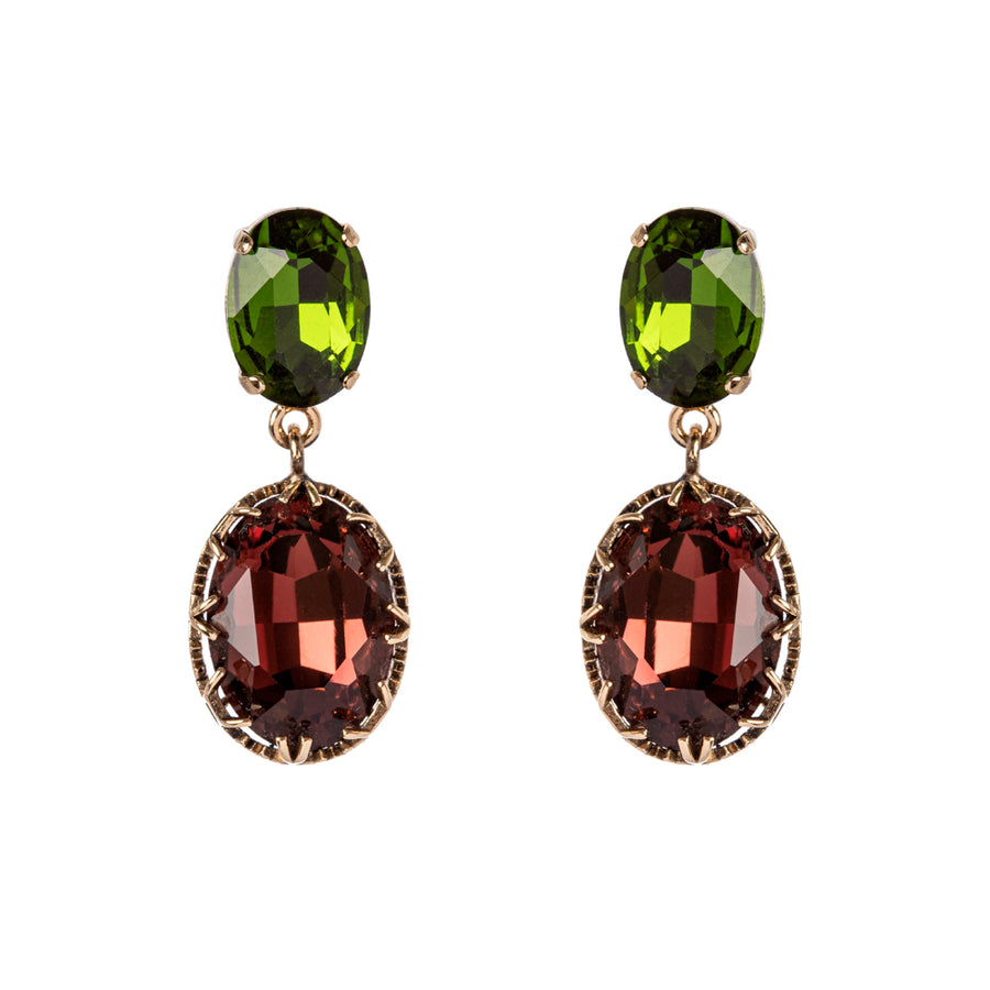 Orecchini a due Cristalli - Sodini - 551170V