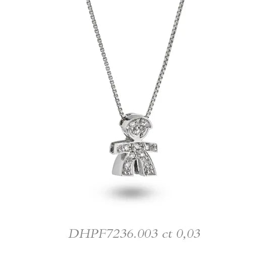 Collana con pendente bimbo - DonnaOro - DHPF7236.003