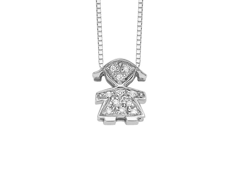 Collana con pendente bimba - DonnaOro - DHPF7237.003