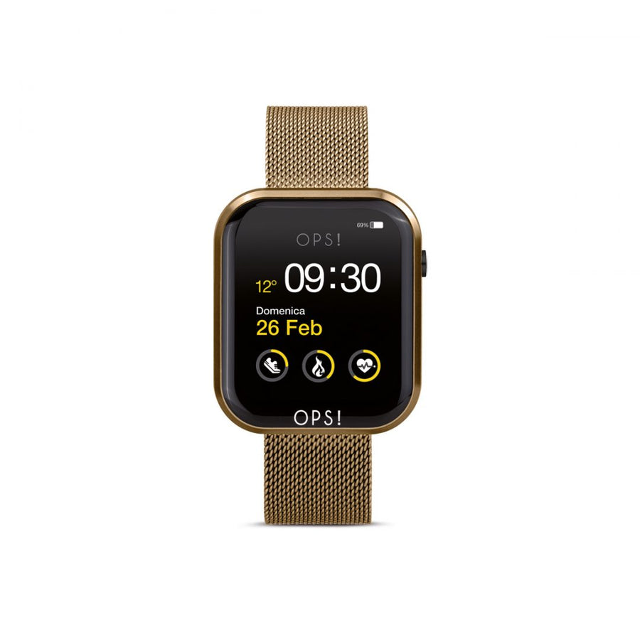 Smartwatch CALL con cinturino maglia Milano - Ops - 16