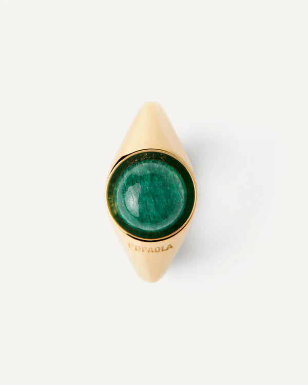 Anello Avventurrina Verde Moon - PdPaola - AN01-B19