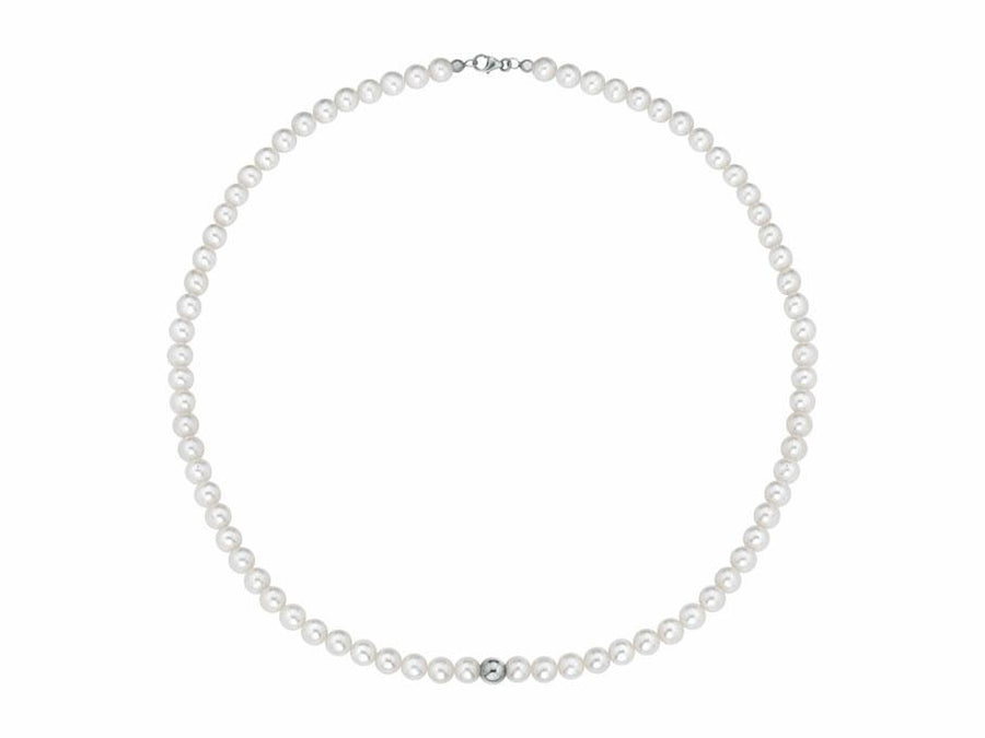 Collana di perle e sfera in Oro - Kioto - 197BL