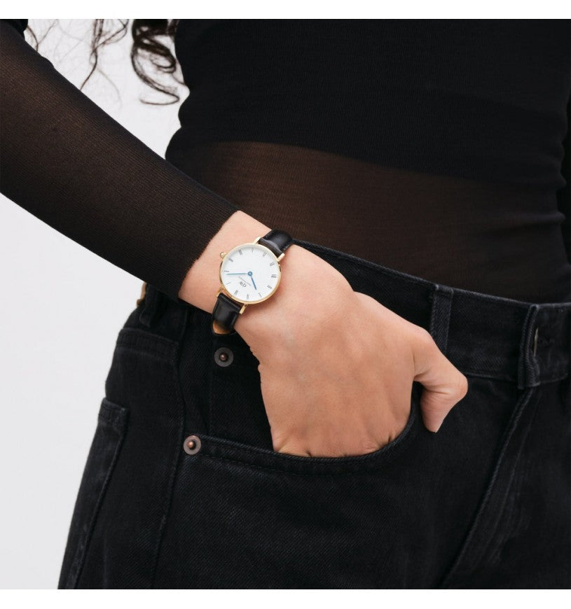 Orologio donna - Petite Roman Numerals Sheffield Gold DW - DW00100686