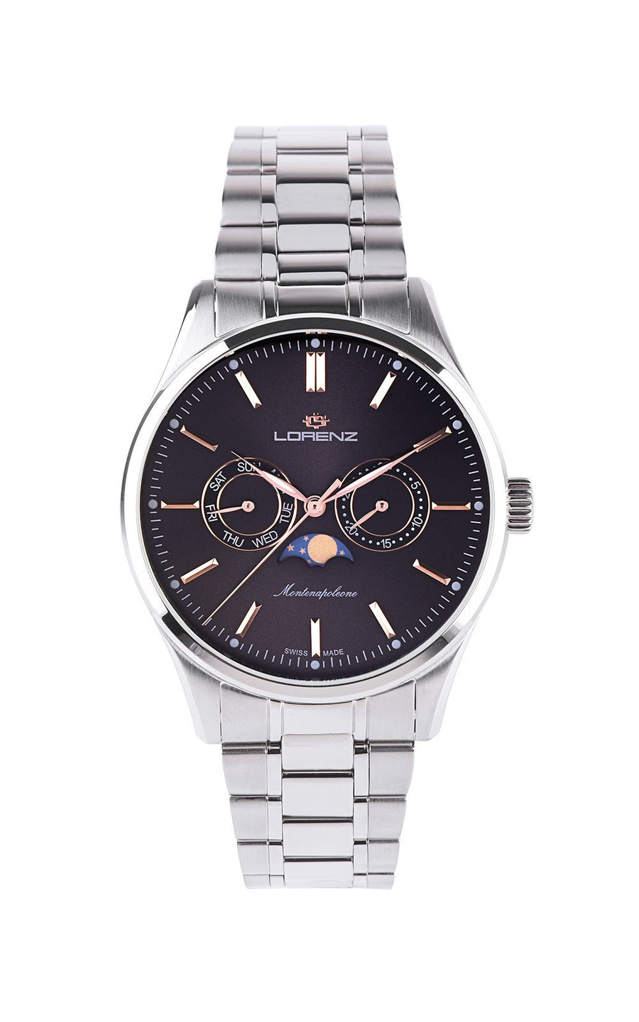 Orologio Montenapoleone Moon Phase - Lorenz - 090009CC