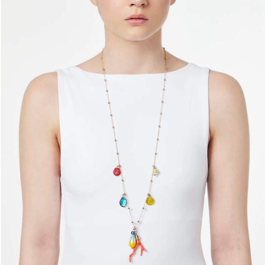 Collana lunga corallo Partenope - Sodini - 551725