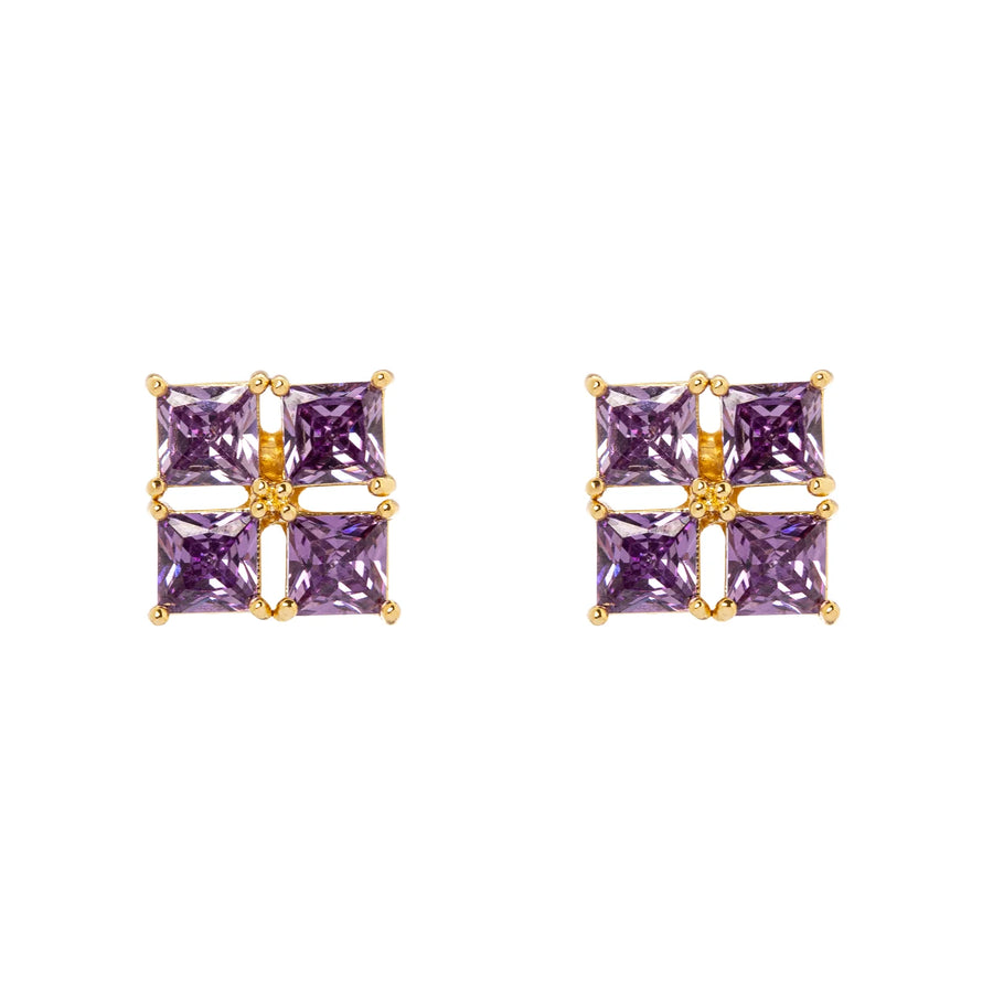 Orecchini fiore Ishtar Viola - Sodini - 912753