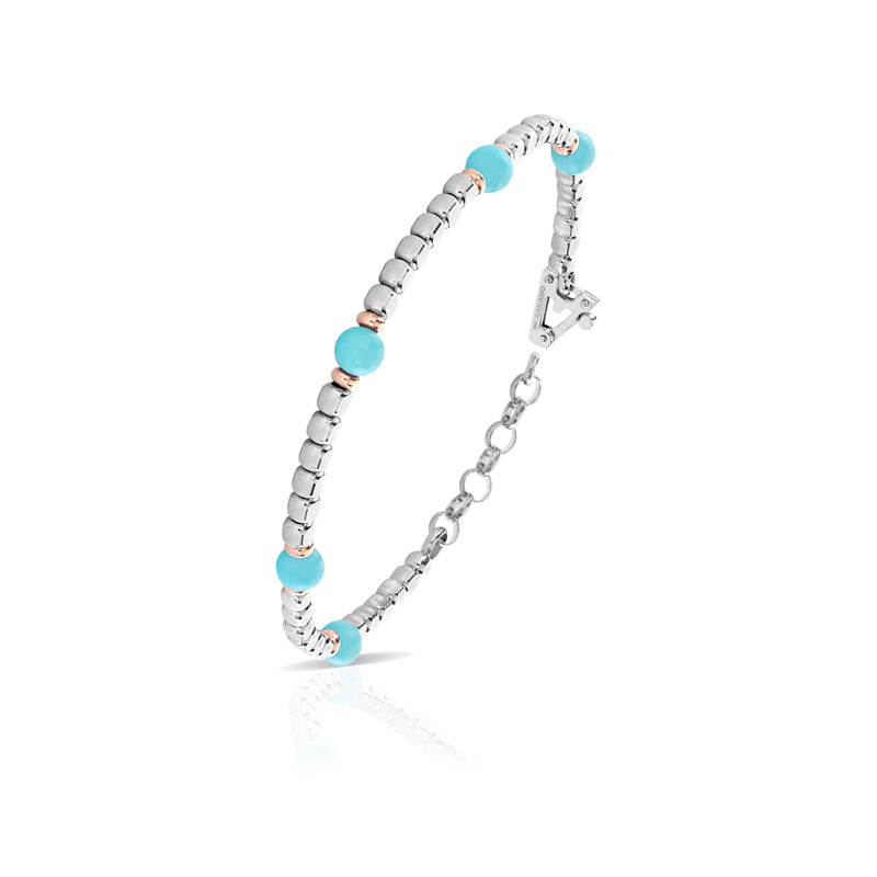 Bracciale uomo in argento e pasta di turchese - Arkano - ABBP3/1