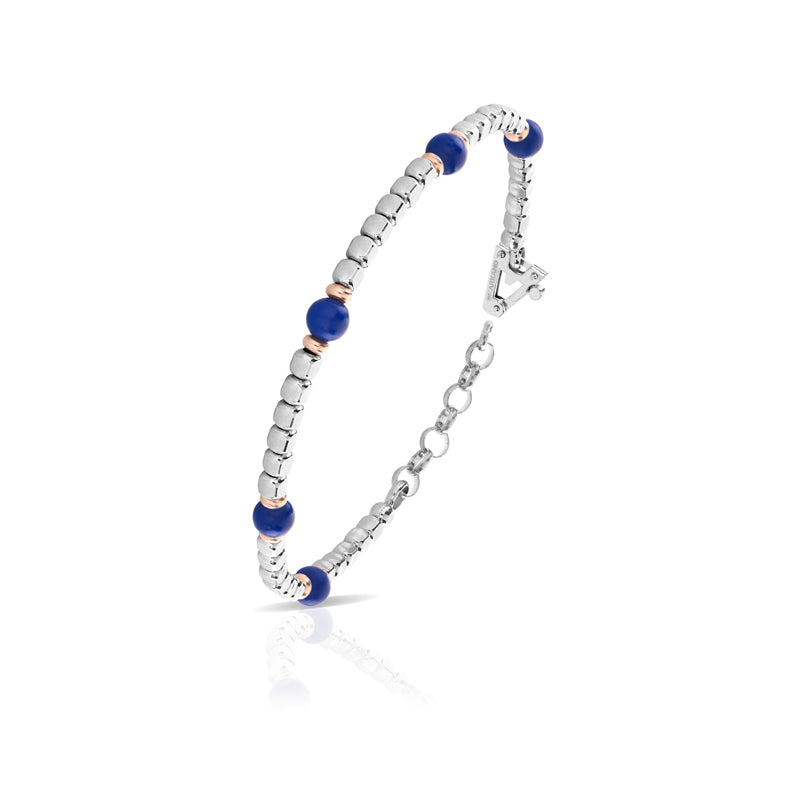 Bracciale uomo in argento con lapis - Arkano - ABBL3