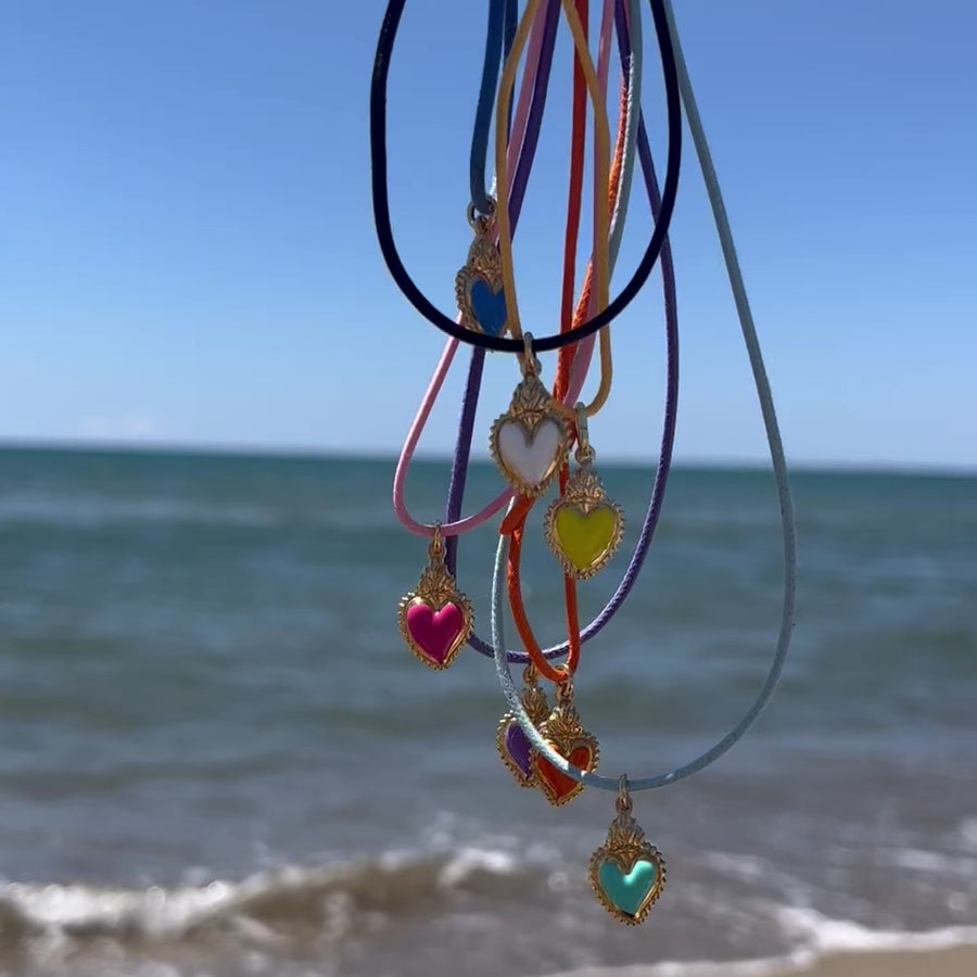 Collana Cuore Lilla - AemmeOro Silver
