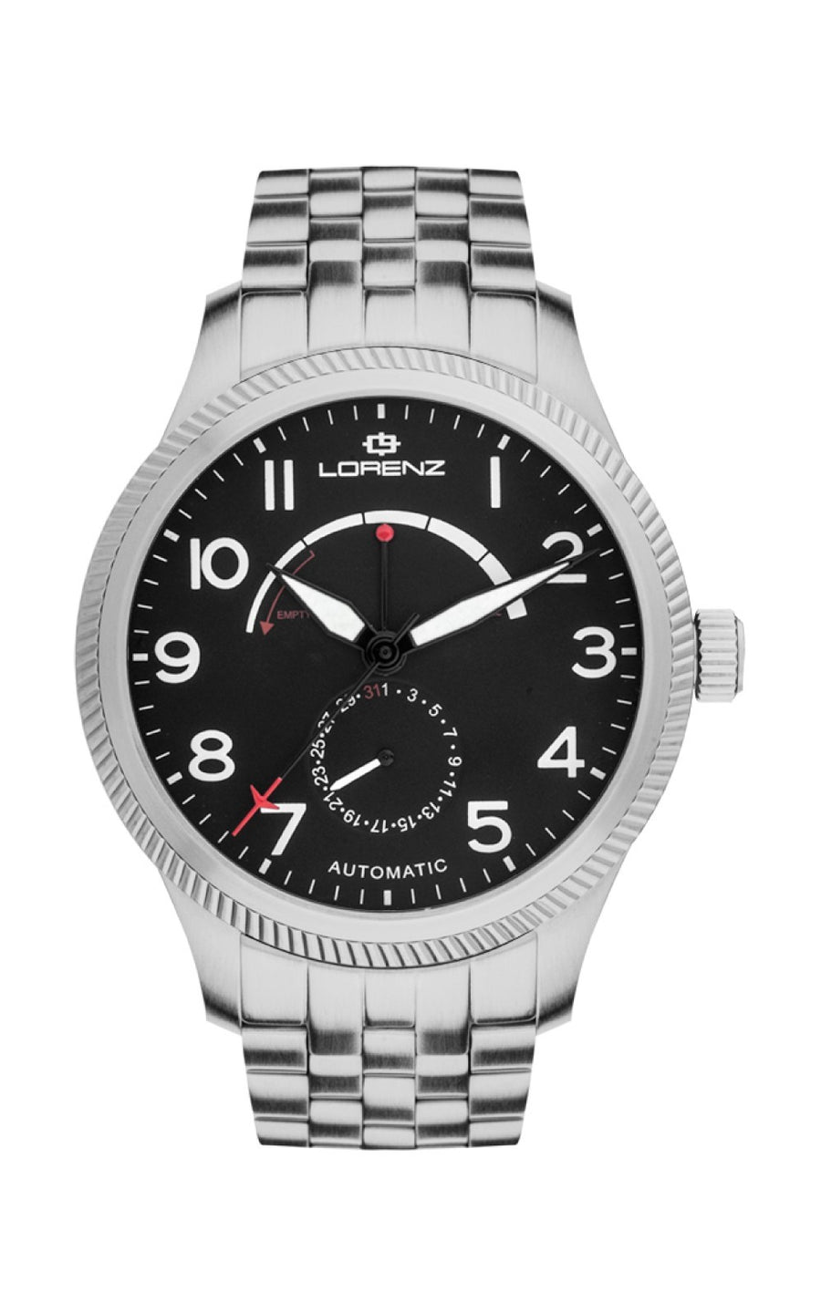 Pilot power reserve men's watch - Lorenz Watch