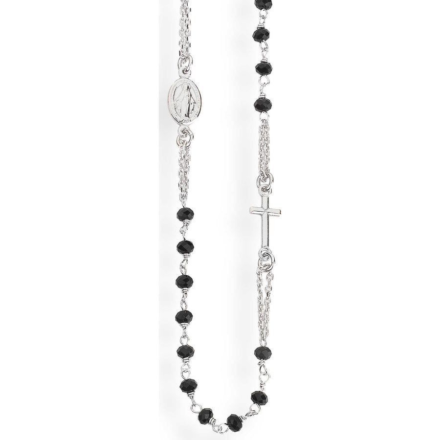 Collana donna rosario con crocifisso CRORB3 - Amen