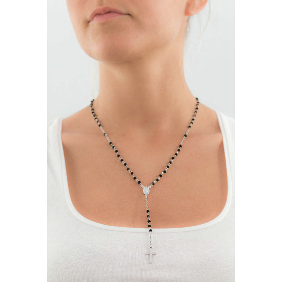 Collana rosario donna in argento 925 CROBR4 - Amen